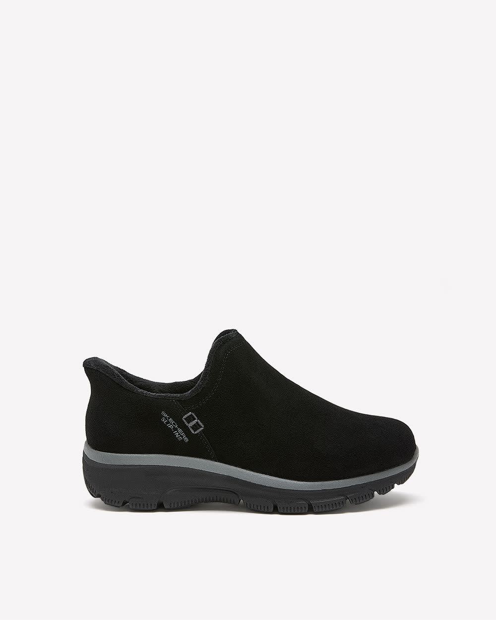 Wide Width, Suede Modern Hour Slip-On Bootie - Skechers