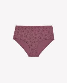 Dotted Floral Cotton Full Brief with Bow - ti Voglio