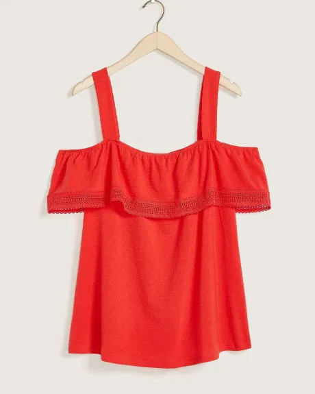 Off-Shoulder Top With Straps - In Every Story