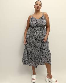 Responsible, Printed Sleeveless Maxi Dress