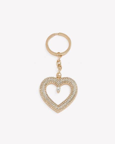 Golden Heart Keychain