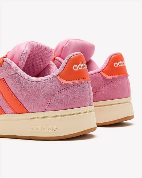 Regular Width, Pink Grand Court Sneaker - adidas