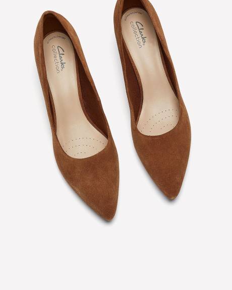 Escarpins Teresa Step en suède, pied large - Clarks