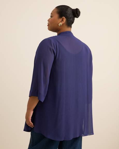 Kimono ouvert avec manches 3/4