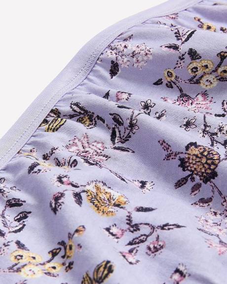 Culotte en coton à imprimé floral - ti Voglio