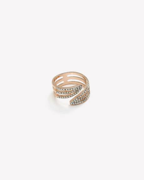 Rose Gold Open Shank Ring