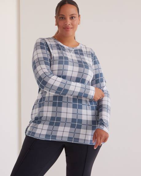 Responsible, Printed Long-Sleeve Crewneck T-Shirt - Active Zone