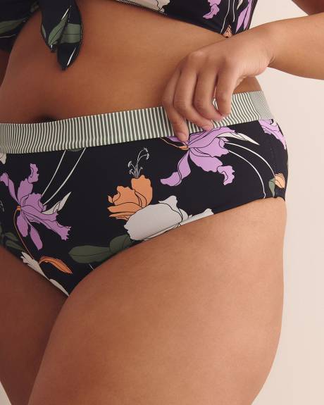 Floral High-Waisted Dreamy Marlee Swim Brief - Body Glove