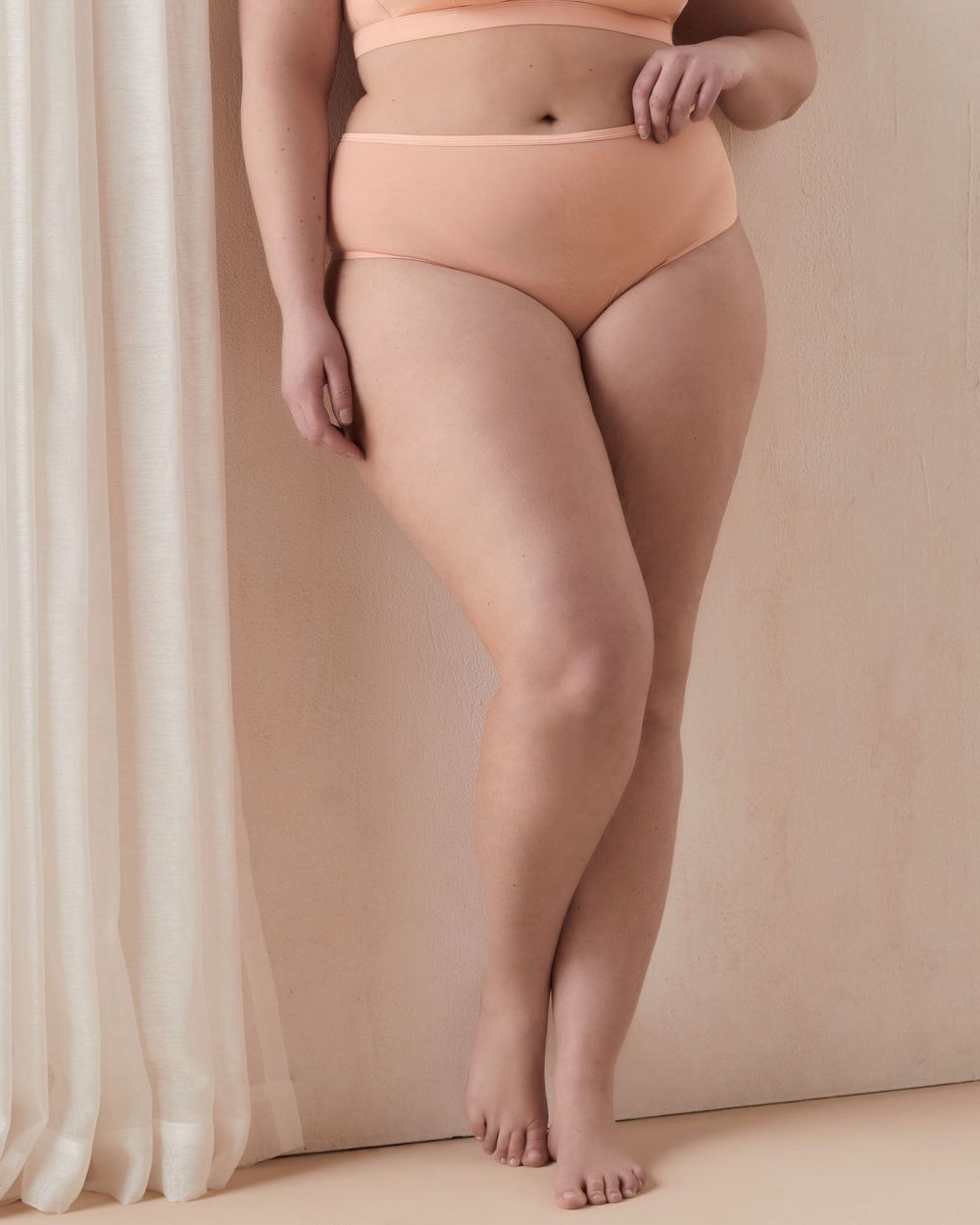 Boudoir Mesh High-Cut Panty With Lace - Déesse Collection
