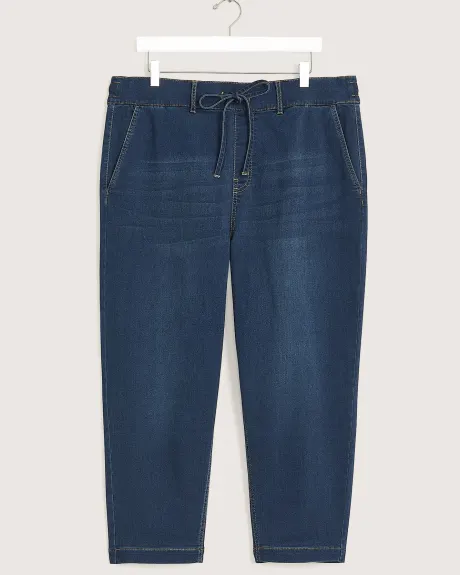 1948 Fit, Sretch Denim Capri, Dark Wash - d/C Jeans