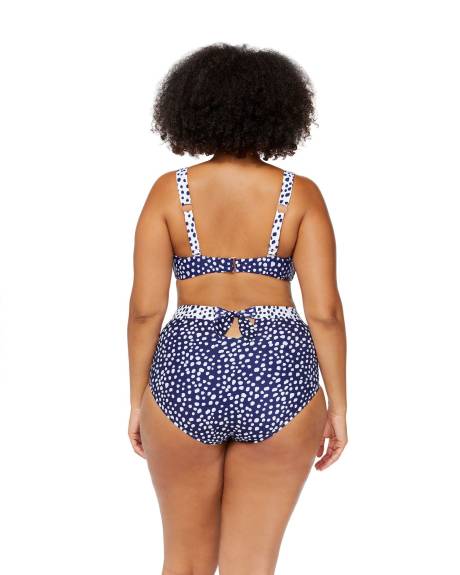 Haut de bikini The Goldens à pois, avec armatures - Raisins Curve