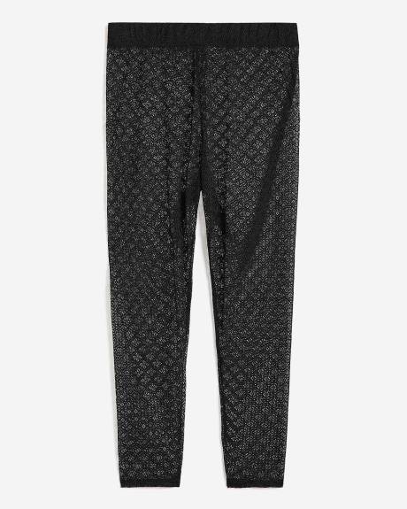 Black Fashion Lace Legging - PENN. Essentials