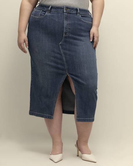 Responsible, Curvy Denim Maxi Skirt - d/C Jeans