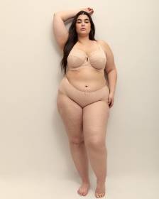 Culotte classique avec taille en dentelle - Déesse Collection