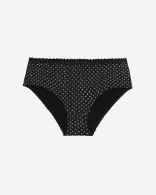 Culotte échancrée, imprimé à pois et feuilles - ti Voglio