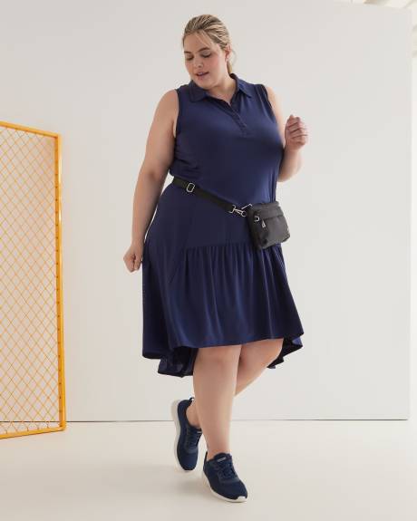 Robe polo mi-longue sans manches - Active Zone
