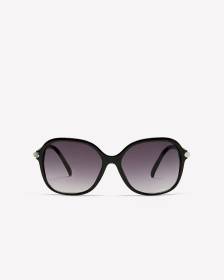 Black Butterfly Sunglasses with Ombre Lenses