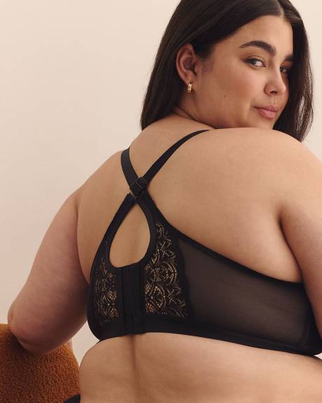 Lace Bralette with Scalloped Edge - Déesse Collection