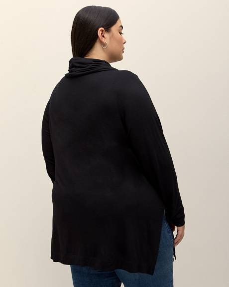 Cowl Neck Knit Tunic