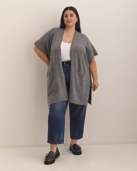 Knitted Cape with Pockets