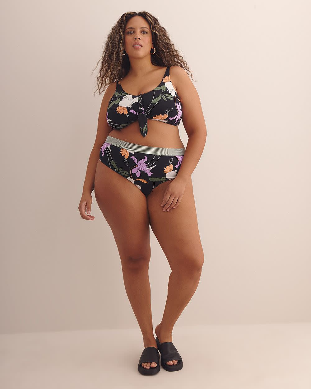 Floral High-Waisted Dreamy Marlee Swim Brief - Body Glove