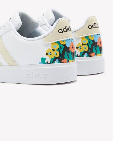 Regular Width, Grand Court 2.0 Floral Sneakers - adidas