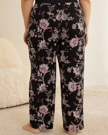Responsible, Pajama Pant with Satin Waistband - Déesse Collection
