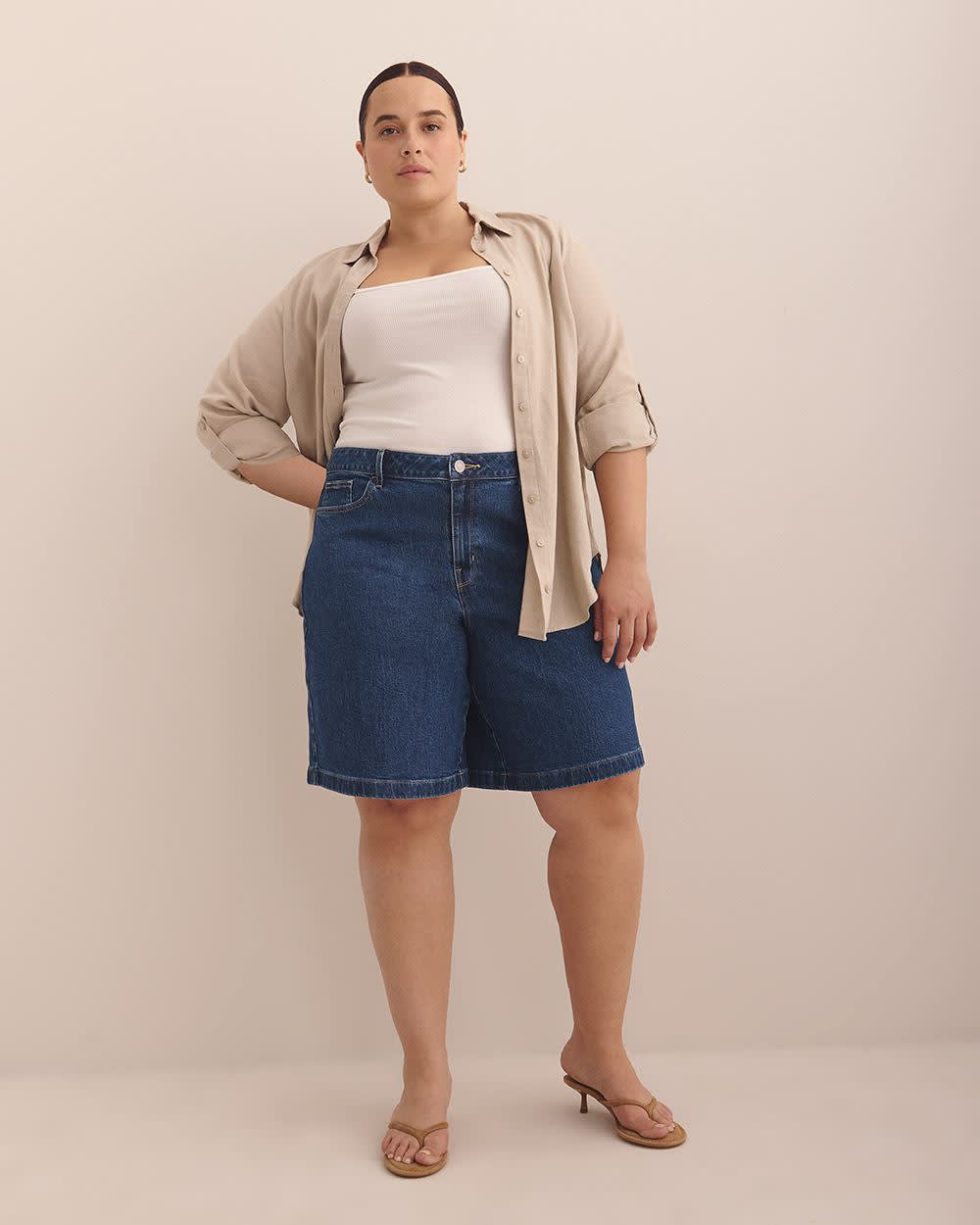 Classic-Fit Denim Jort - d/C JEANS