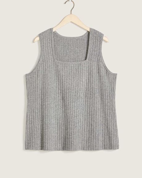 Rib Sweater Tank Top - In Every Story | Penningtons