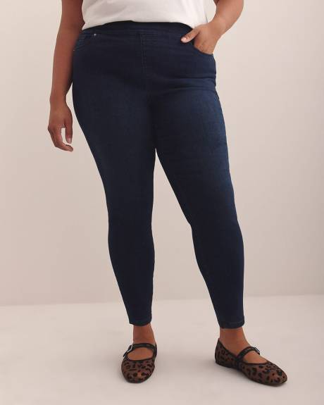 Jean skinny à enfiler, coupe ingénieuse, petite - d/c JEANS