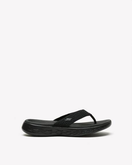Wide Width, Knit Flip Flop Sandals - Skechers