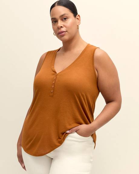 Camisole à encolure Henley - Essentiels PENN.
