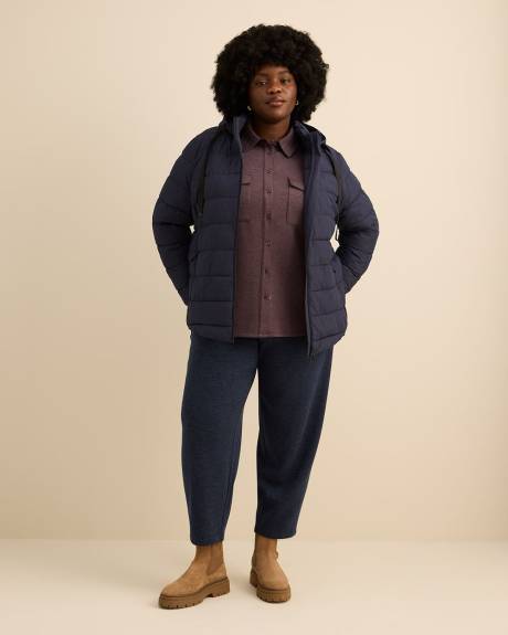 Packable Jacket with Removable Hood