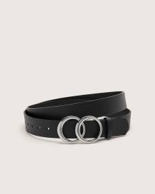 Double circle buckle belt cheap