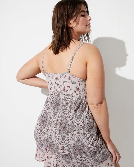 Camisole en tricot Jersey, imprimé boho, tissu responsable – Déesse Collection