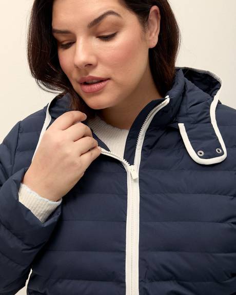Packable Jacket with Removable Hood