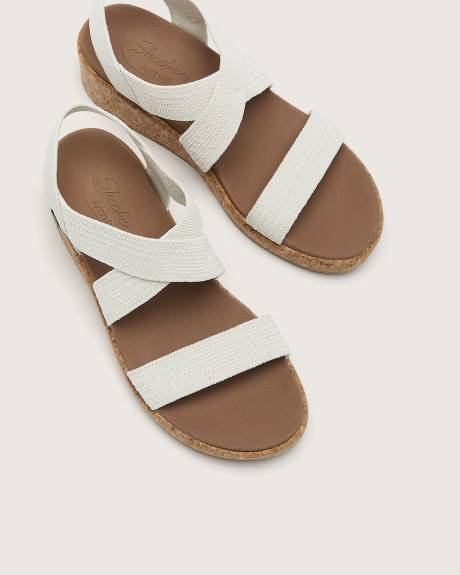 Sandale compensée Arch Fit Beverlee, pied large - Skechers