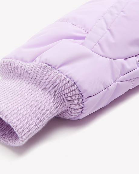 Quilted Mittens with Lining