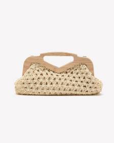 Pochette en corde tissée avec poignée