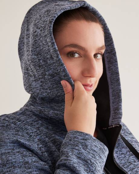 Fleece Hooded Jacket - Active Zone