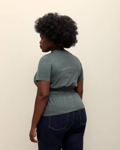 Haut avec bande élastique à la taille - Addition Elle