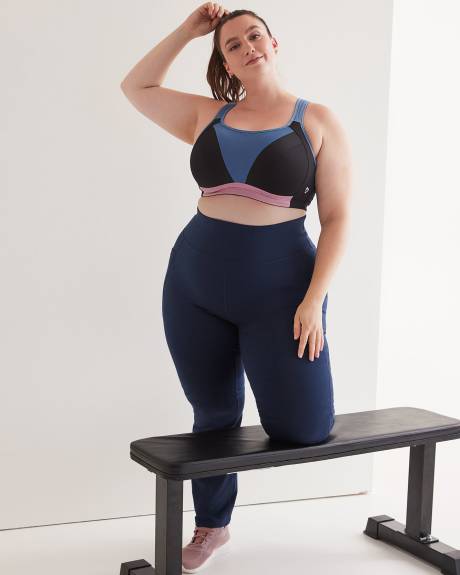 Colourblock Underwire Sports Bra, G-H Cups - Active Zone