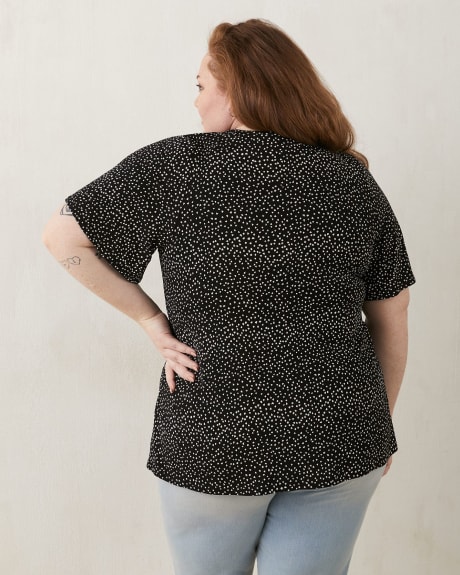 Responsible, Printed Tunic With Flutter Sleeve - In Every Story