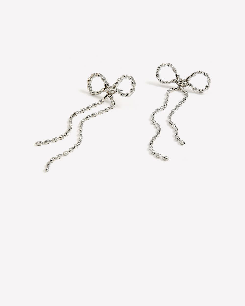 Bow Shape Pendant Earrings