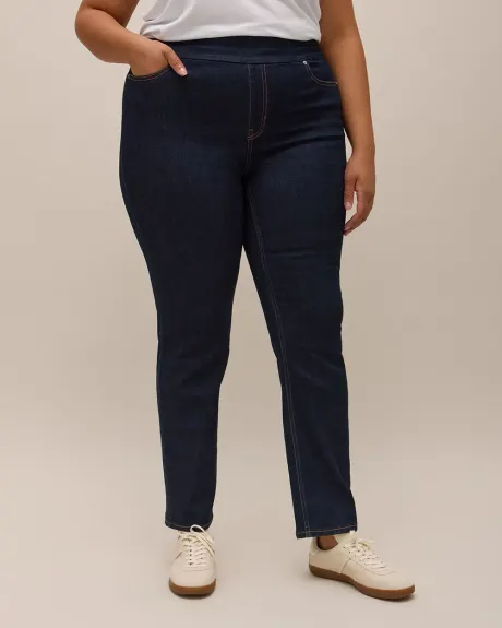 Savvy Fit Pull-On Straight Leg Jeans - d/c JEANS - PENN. Essentials