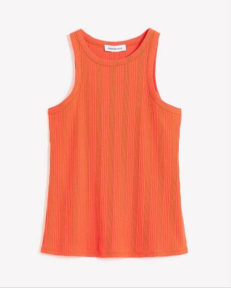 Rib Knit Halter Tank Top - Addition Elle - PENN. Essentials