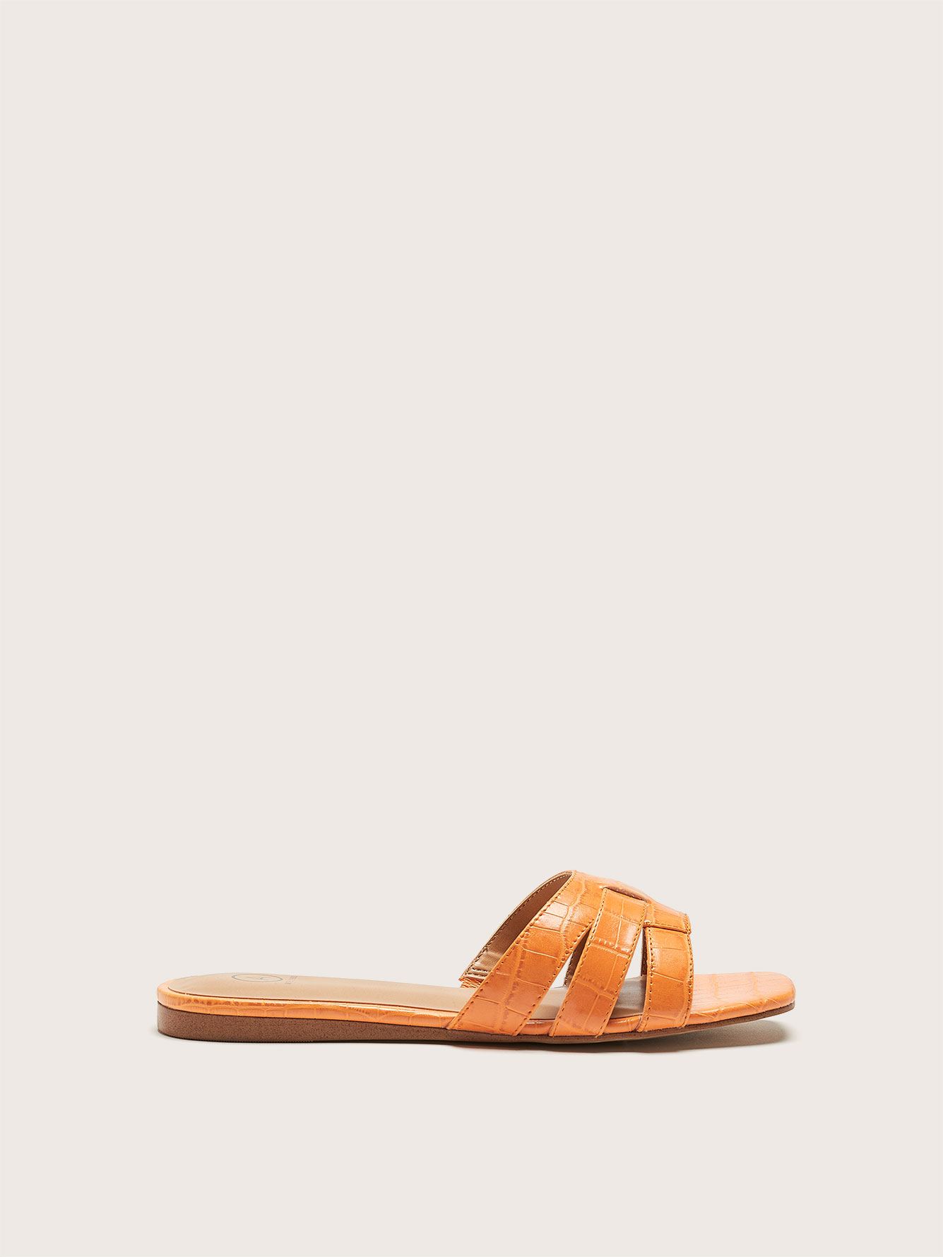 wide fit strappy flat sandals
