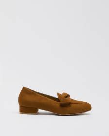 Pointed suede deals loafers