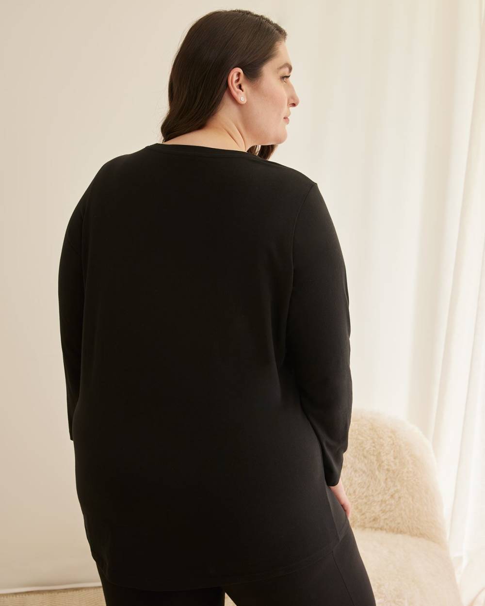 Tunic Pajama Top with Snoopy Print ti Voglio Penningtons