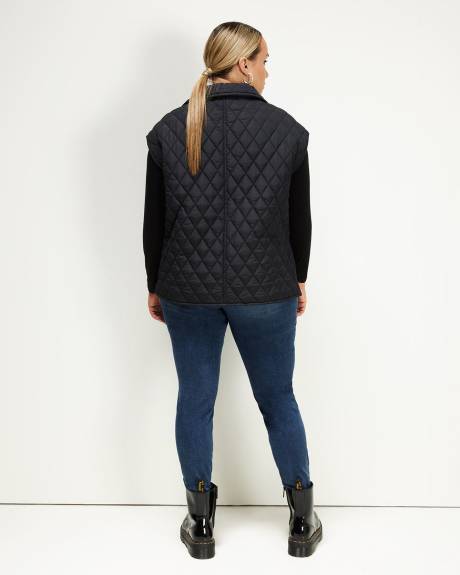 Responsible, Quilted Popover Vest - Addition Elle